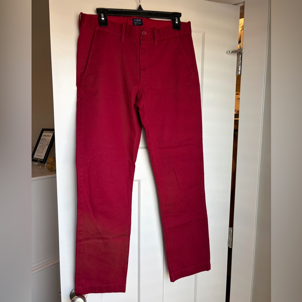 J. Crew Deep Red Pants